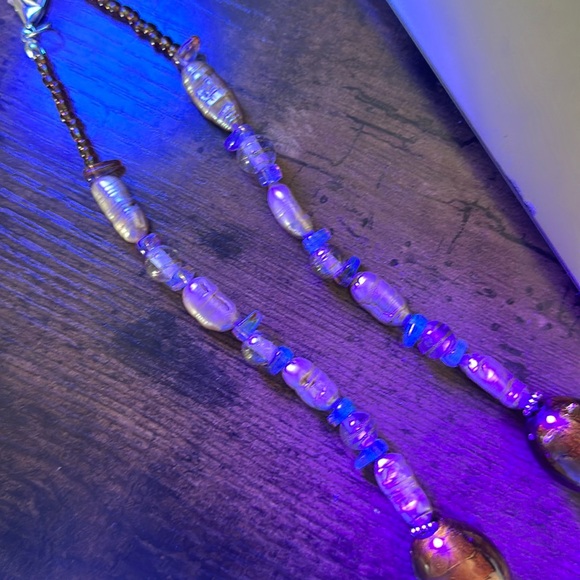 Beautiful Brown Agate Pendant Necklace- Handcrafted - Picture 4 of 7